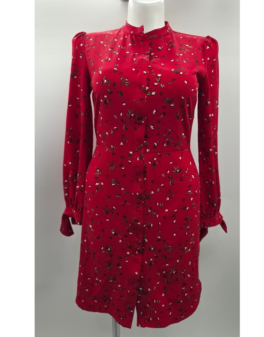 Banana Republic Red Floral Dress - Size 10